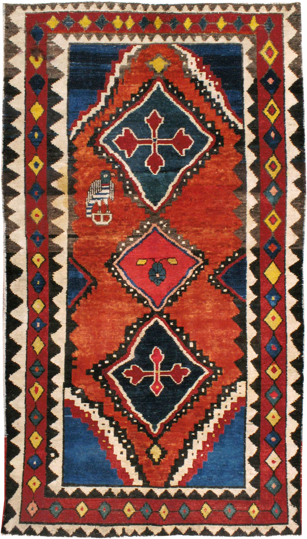 Antique Gabbeh Rug, No.11948 - Gsblank