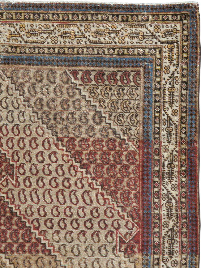 Antique Persian Tabriz Rug (Pair: 1 of 2), No.11963 - Gsblank