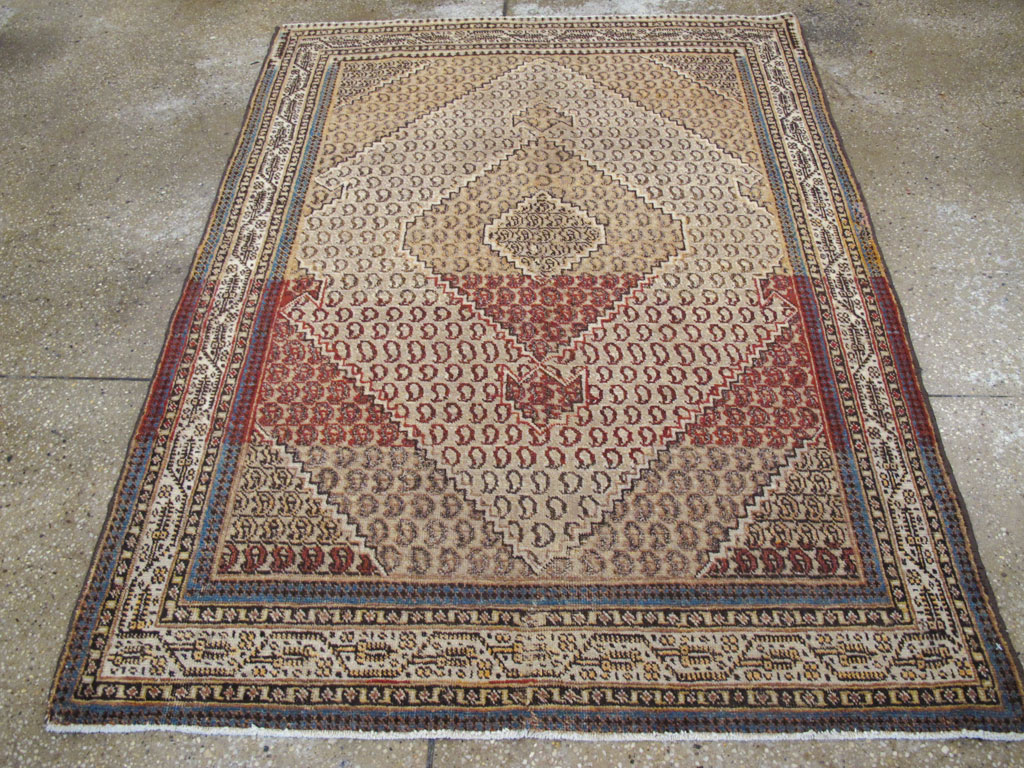 Antique Persian Tabriz Rug (Pair: 1 of 2), No.11963 - Gsblank