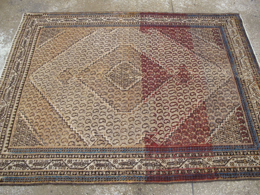 Antique Persian Tabriz Rug (Pair: 1 of 2), No.11963 - Gsblank