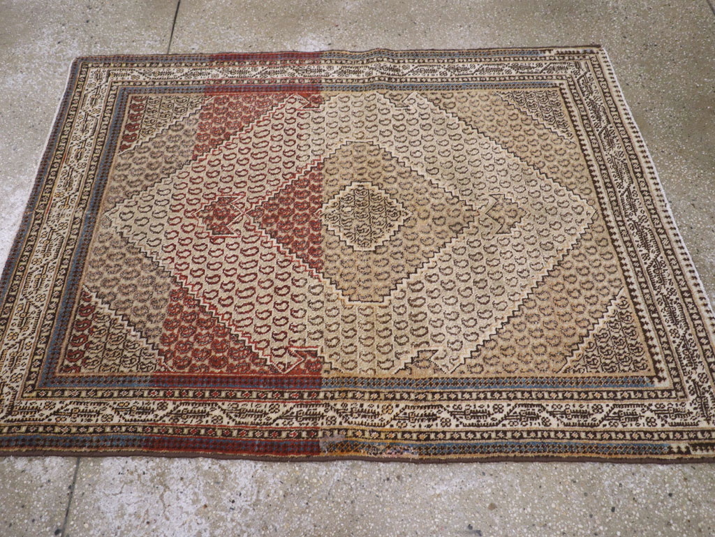 Antique Persian Tabriz Rug (Pair: 1 of 2), No.11963 - Gsblank