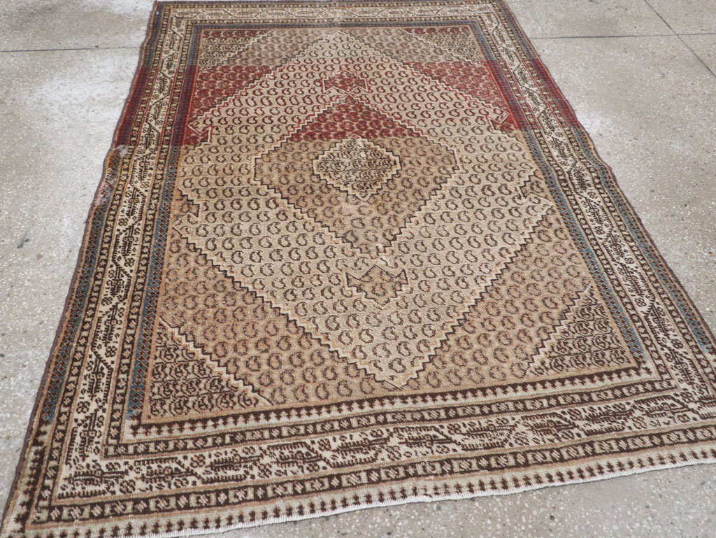 Antique Persian Tabriz Rug (Pair: 1 of 2), No.11963 - Gsblank