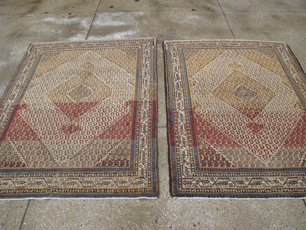 Antique Persian Tabriz Rug (Pair: 1 of 2), No.11963 - Gsblank
