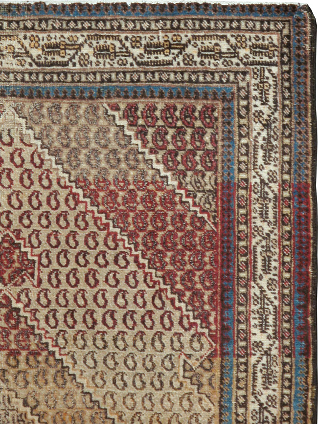 Antique Persian Tabriz Rug (Pair: 2 of 2), No.11964 - Gsblank