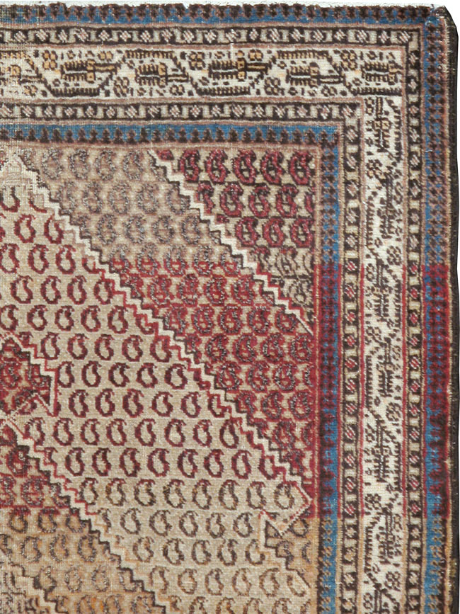 Antique Persian Tabriz Rug (Pair: 2 of 2), No.11964 - Gsblank