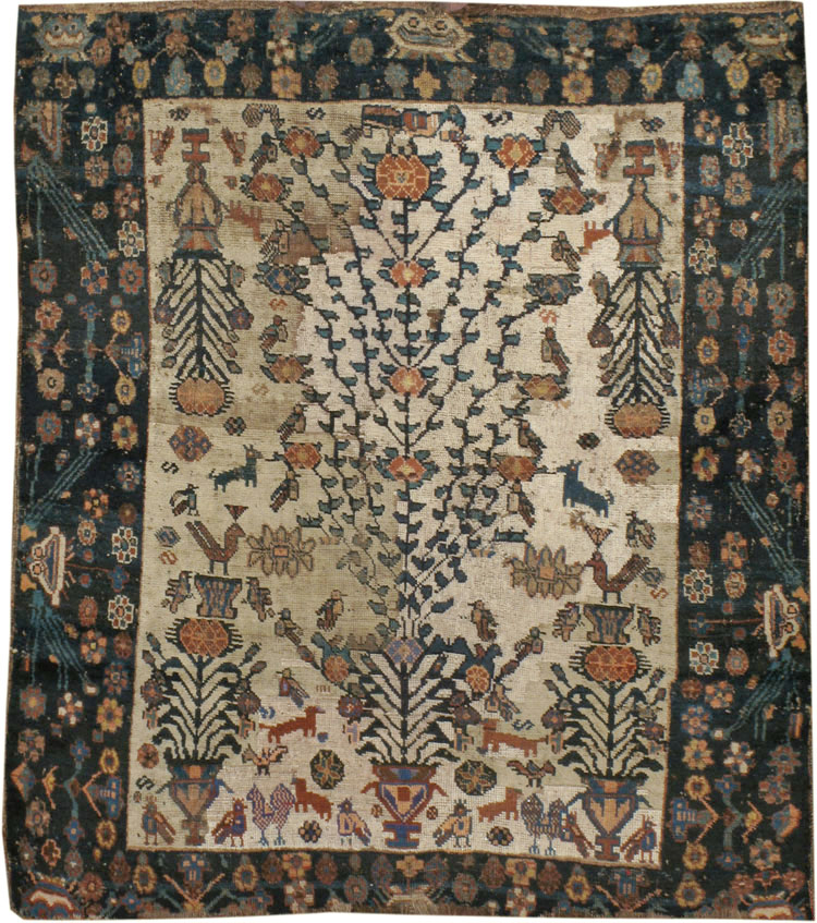 Antique Afshar Rug, No.11973 - Gsblank