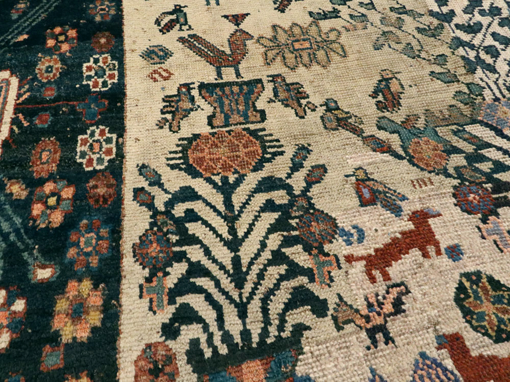 Antique Afshar Rug, No.11973 - Gsblank