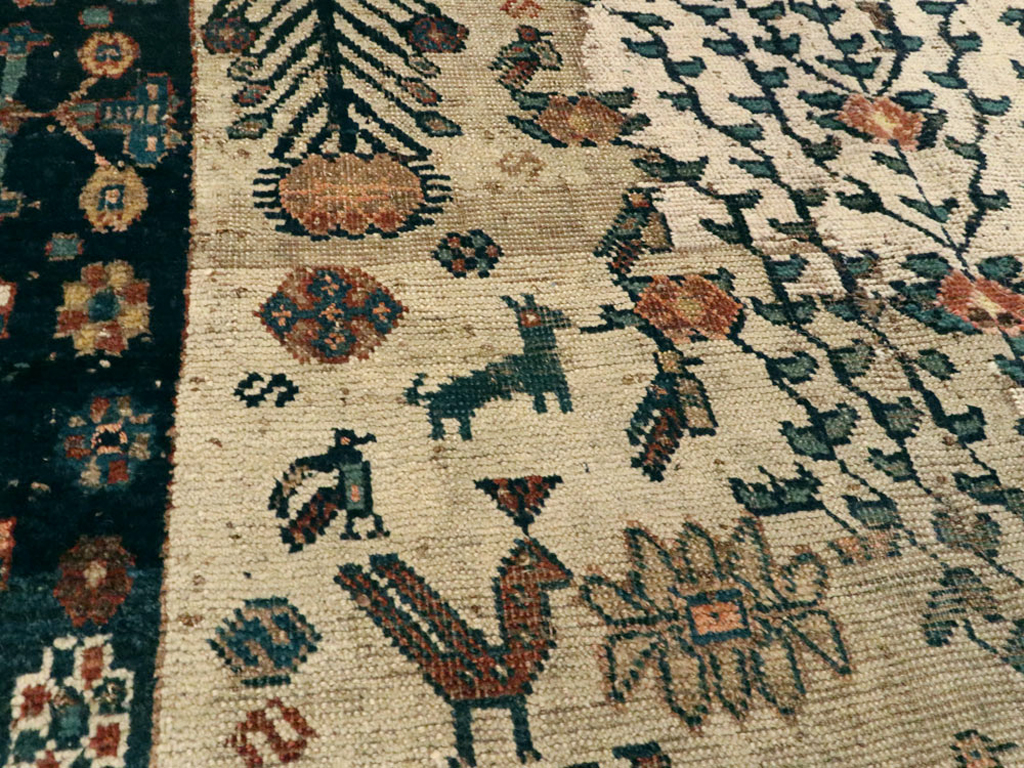 Antique Afshar Rug, No.11973 - Gsblank