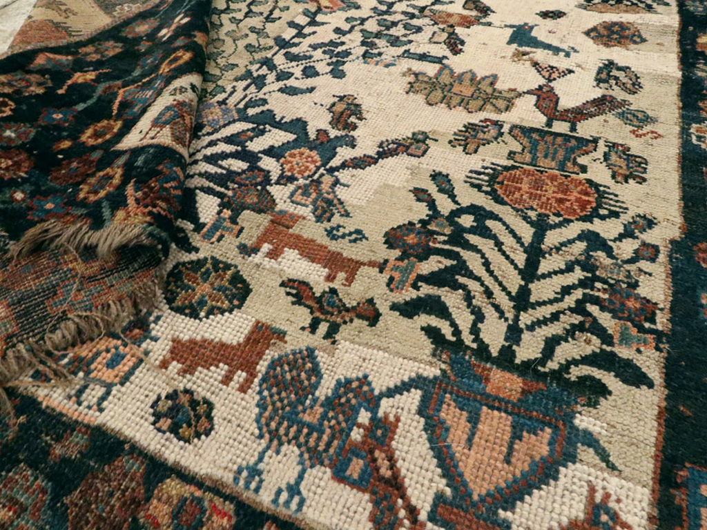 Antique Afshar Rug, No.11973 - Gsblank