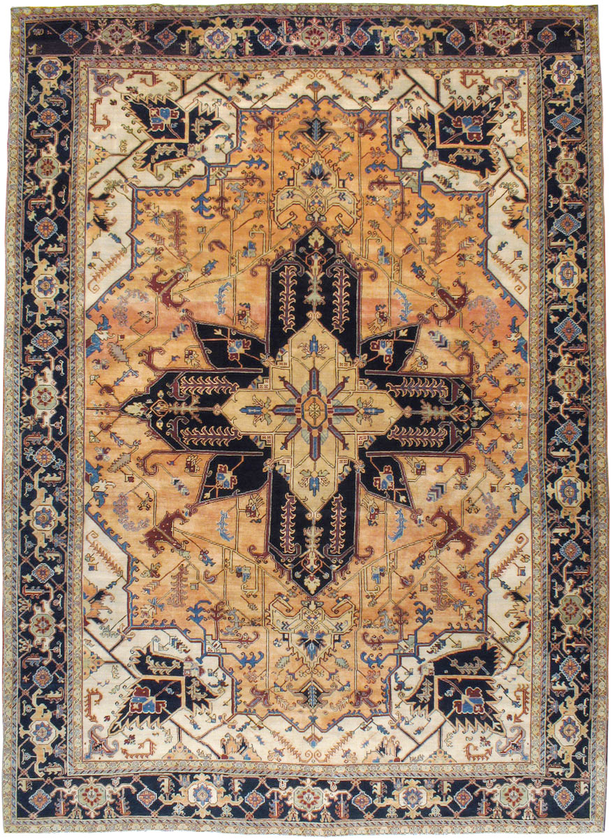 Vintage Heriz Carpet, No.11991 - Gsblank