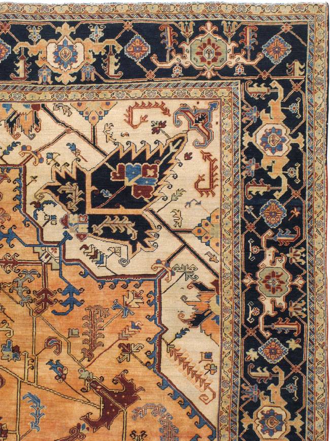Vintage Heriz Carpet, No.11991 - Gsblank