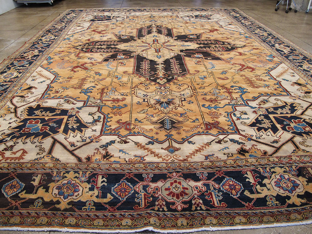 Vintage Heriz Carpet, No.11991 - Gsblank