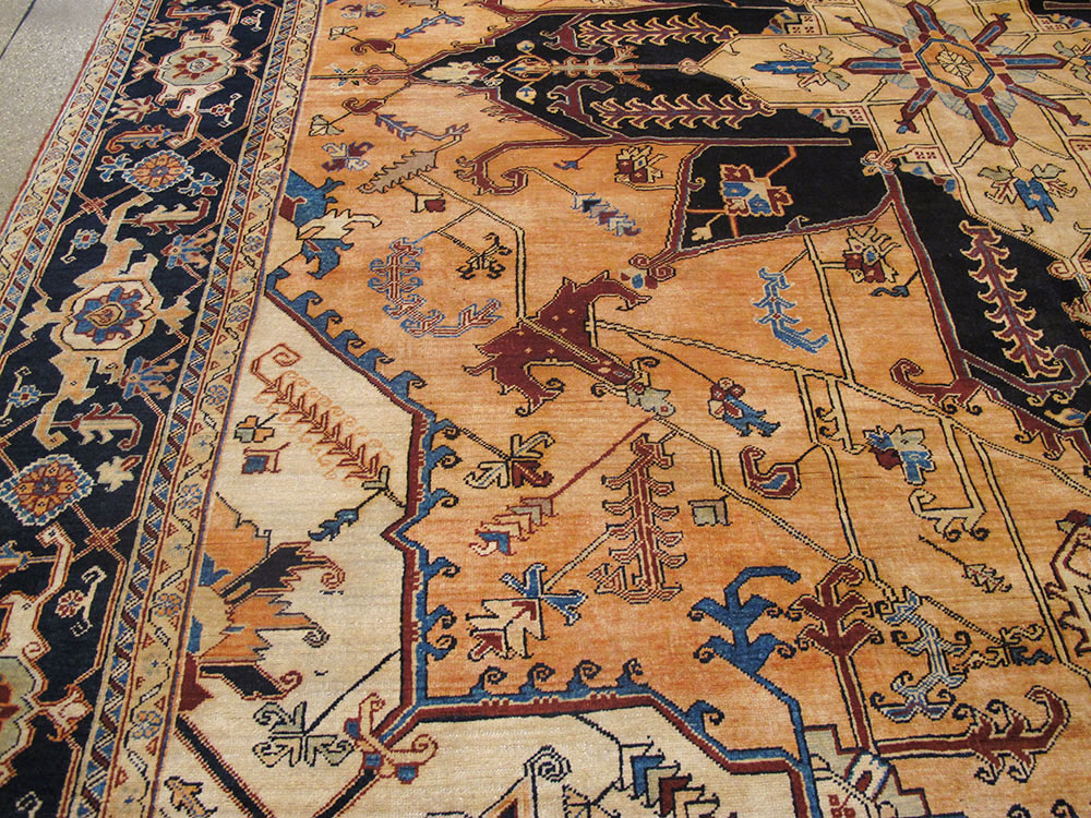 Vintage Heriz Carpet, No.11991 - Gsblank