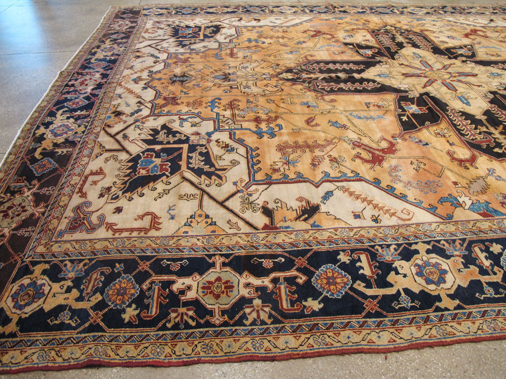 Vintage Heriz Carpet, No.11991 - Gsblank