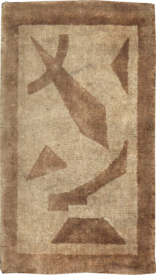 Vintage English Art Deco Rug, No.12004 - Gsblank