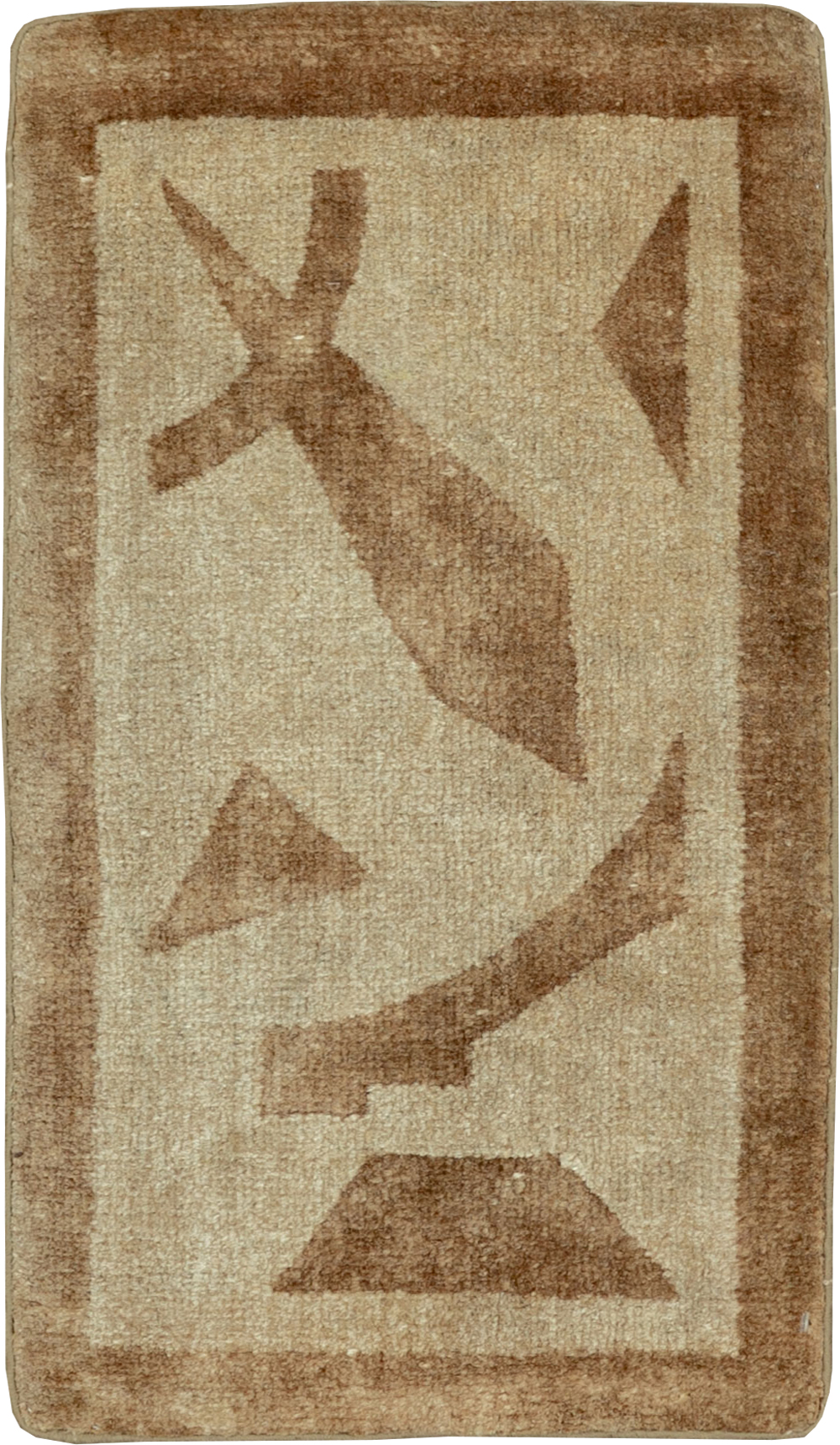 Vintage English Art Deco Rug, No.12004 - Gsblank