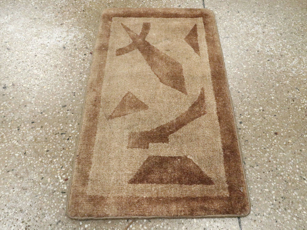 Vintage English Art Deco Rug, No.12004 - Gsblank