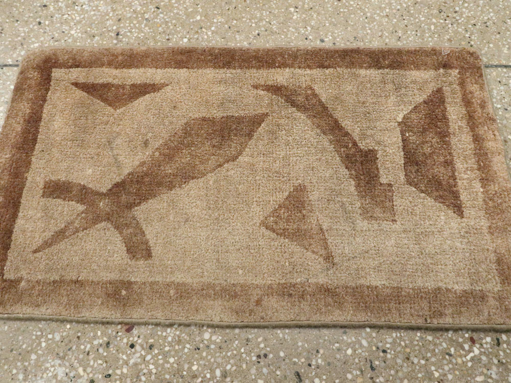 Vintage English Art Deco Rug, No.12004 - Gsblank