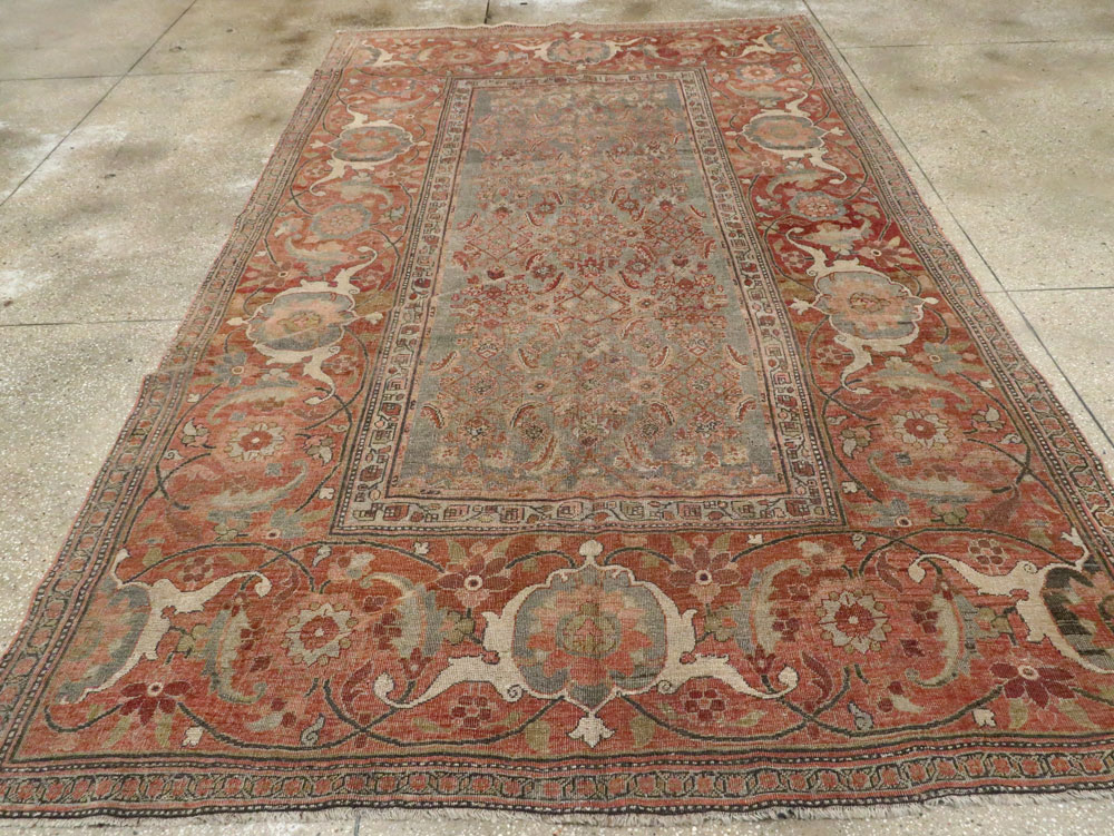 Antique Persian Bidjar Carpet, No.12024 - Gsblank