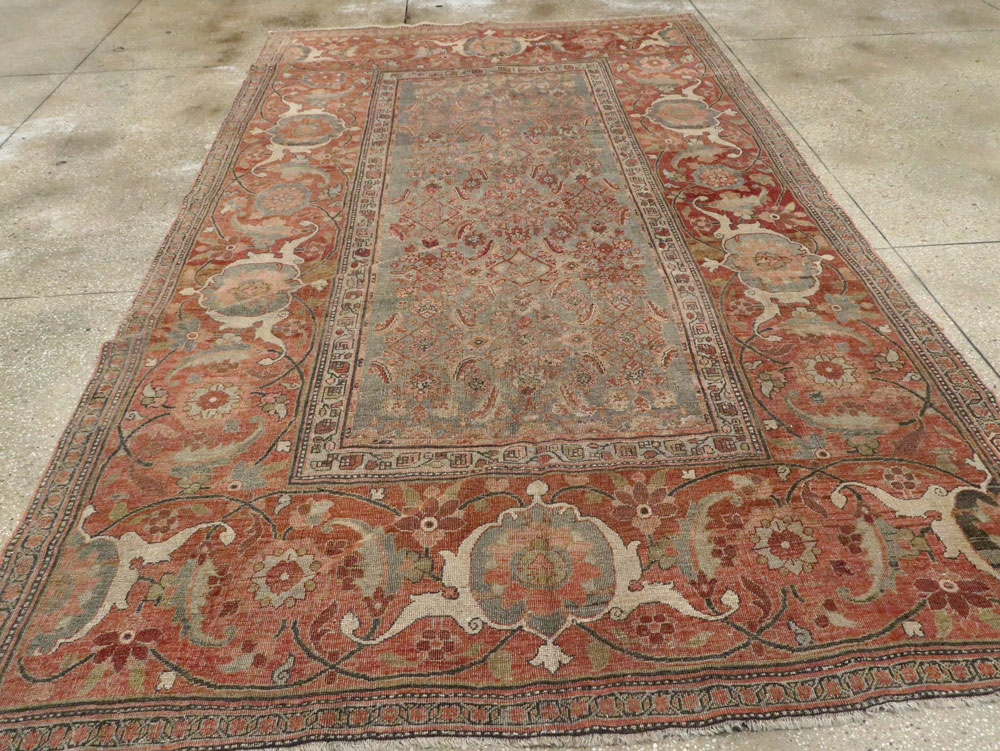 Antique Persian Bidjar Carpet, No.12024 - Gsblank