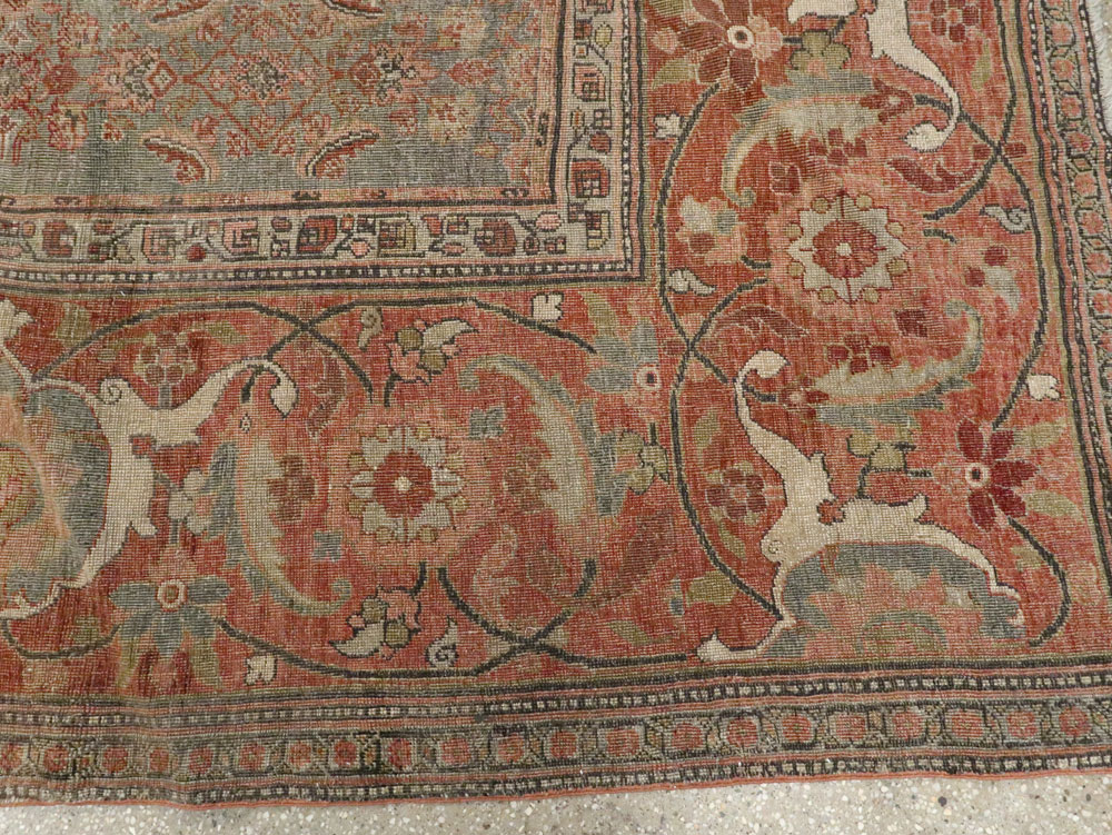 Antique Persian Bidjar Carpet, No.12024 - Gsblank