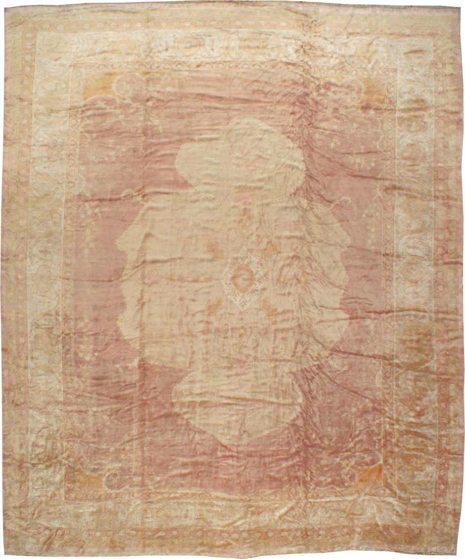 Antique Turkish Oushak Square Oversize Carpet, No.12029 - Gsblank