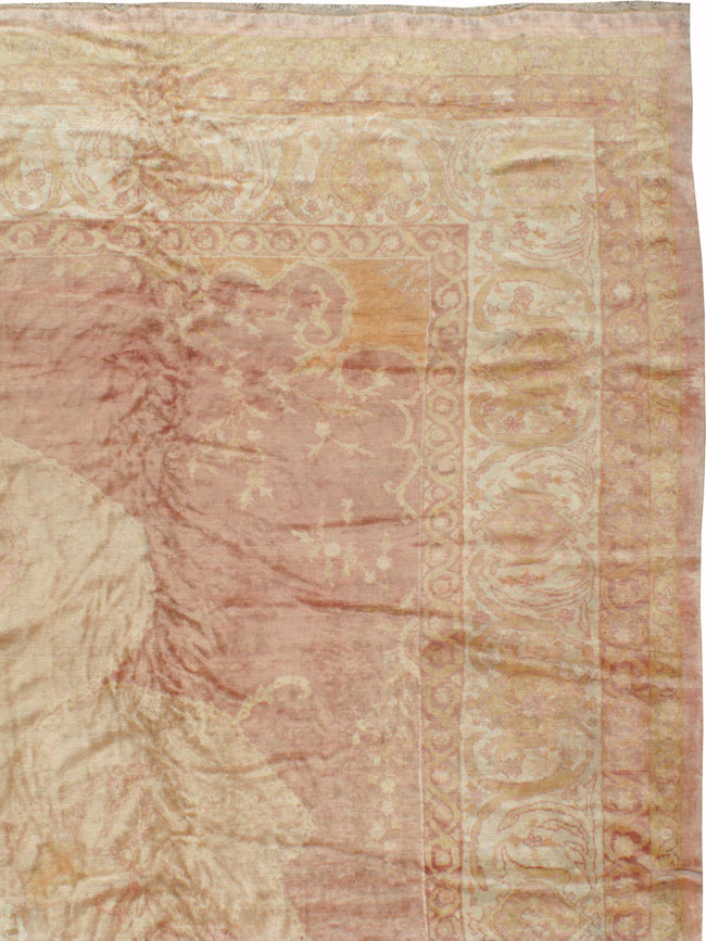 Antique Turkish Oushak Square Oversize Carpet, No.12029 - Gsblank