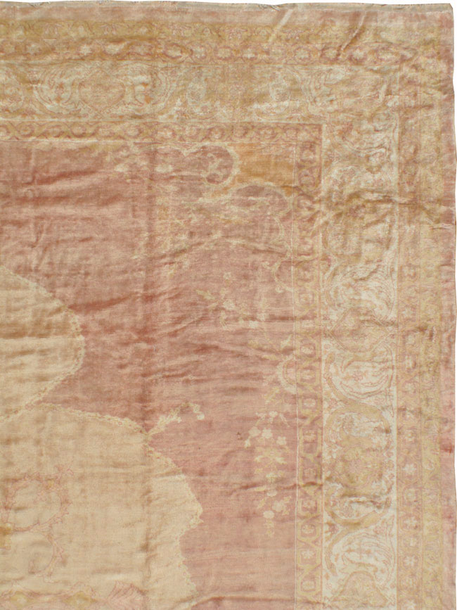 Antique Turkish Oushak Square Oversize Carpet, No.12029 - Gsblank