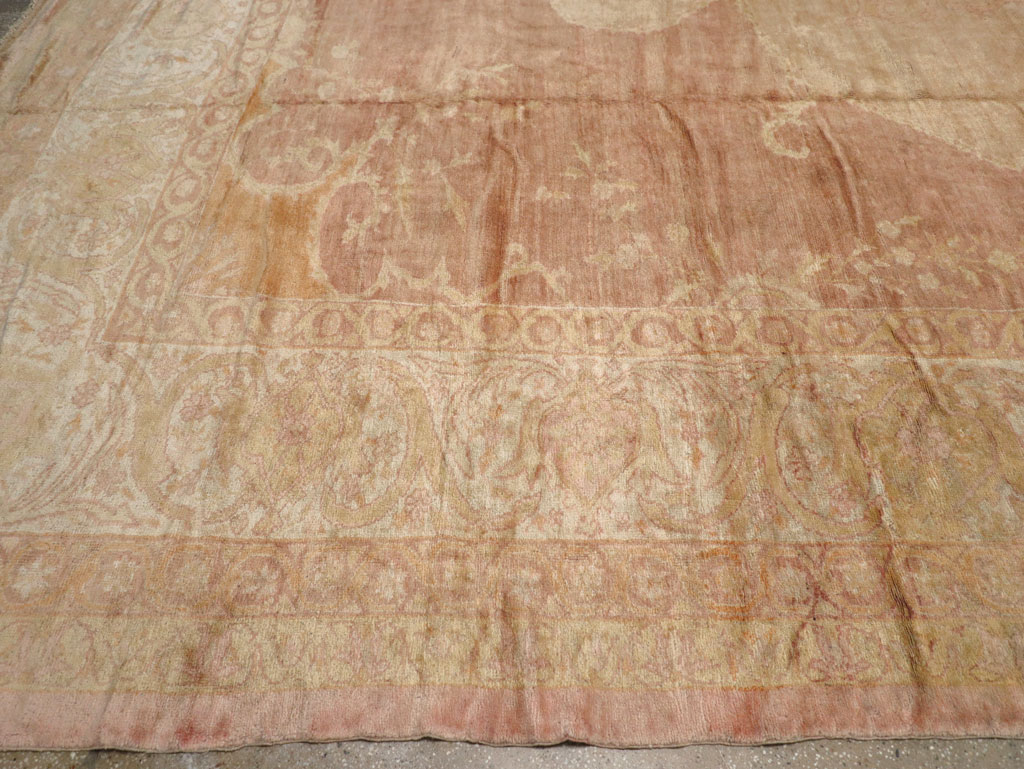 Antique Turkish Oushak Square Oversize Carpet, No.12029 - Gsblank