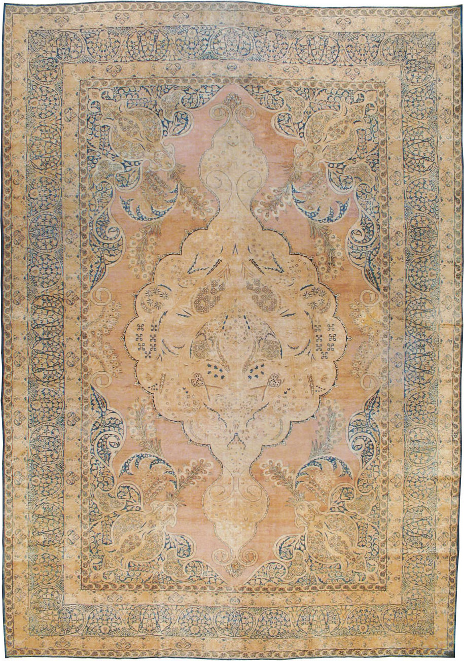 Antique Persian Lavar Kerman Carpet, No.12031 - Gsblank