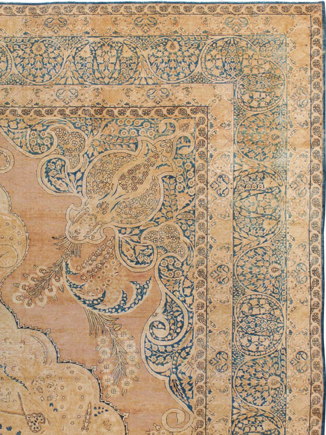 Antique Persian Lavar Kerman Carpet, No.12031 - Gsblank