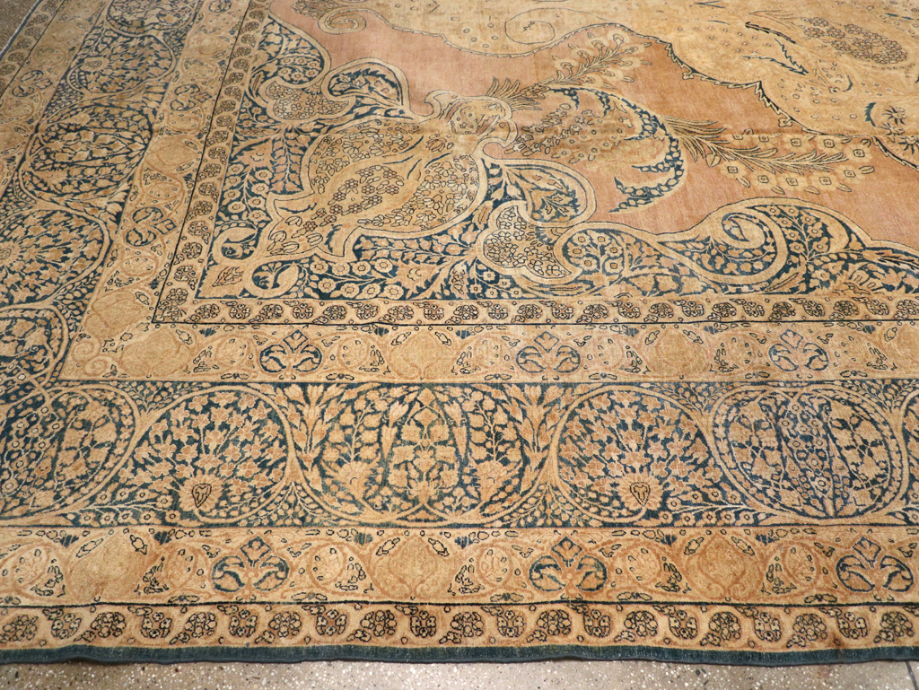 Antique Persian Lavar Kerman Carpet, No.12031 - Gsblank