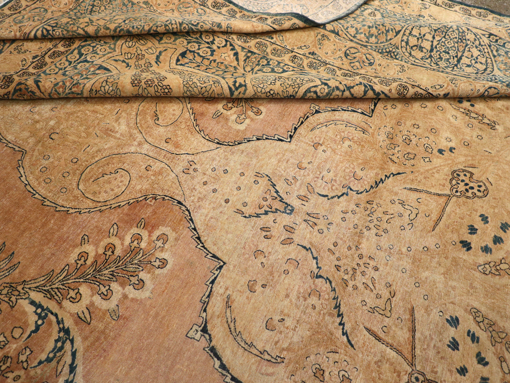 Antique Persian Lavar Kerman Carpet, No.12031 - Gsblank