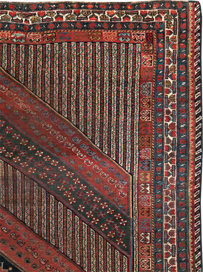 Antique Shiraz Gallery Carpet, No.12036 - Gsblank