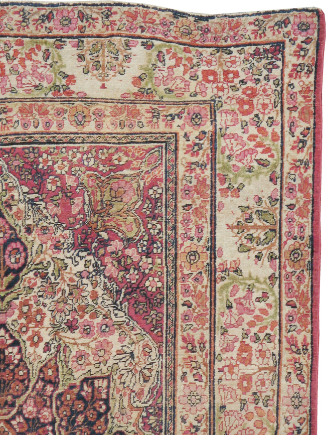 Antique Persian Lavar Kerman Rug, No.12057 - Gsblank
