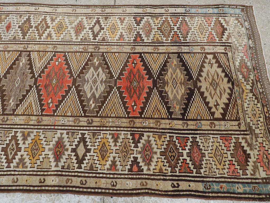 Antique Persian Kurdish Rug, No.12155 - Gsblank