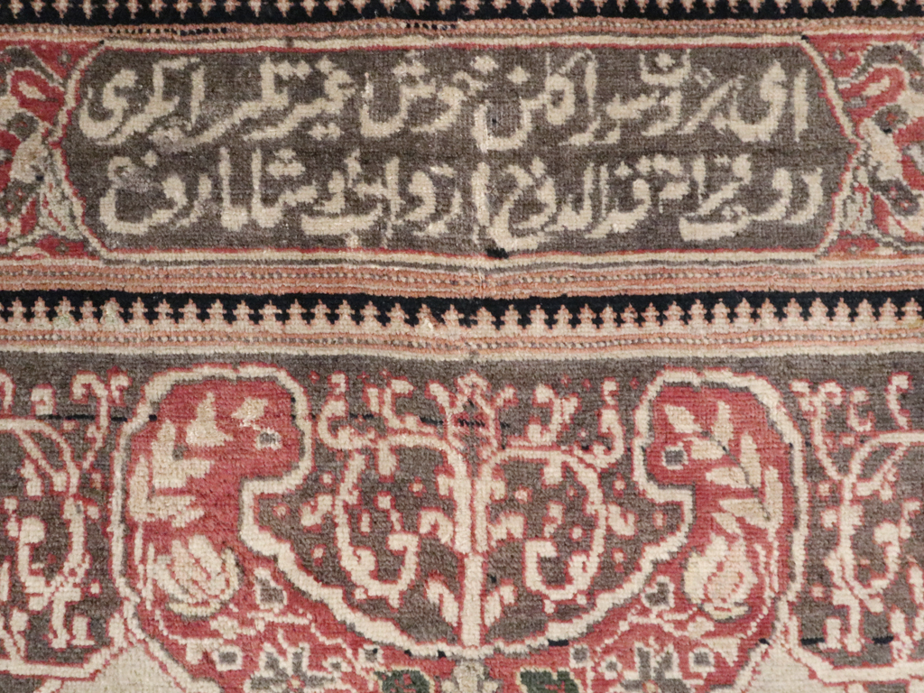 Antique Tabriz Pictorial Rug, No.12187 - Gsblank