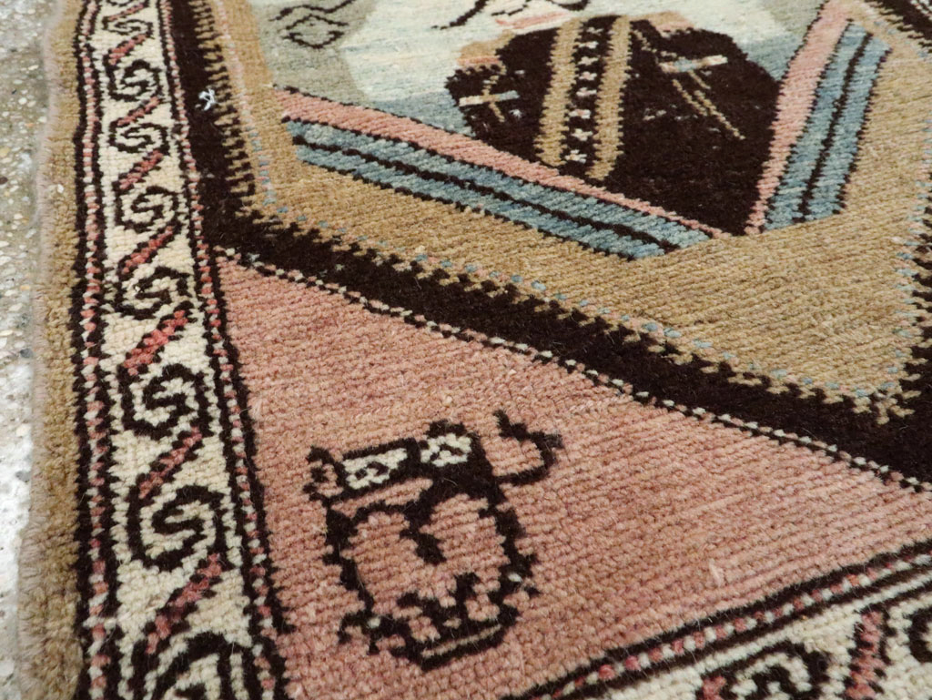 Antique Hamadan Pictorial Rug (Pair: 1 of 2), No.12188 - Gsblank