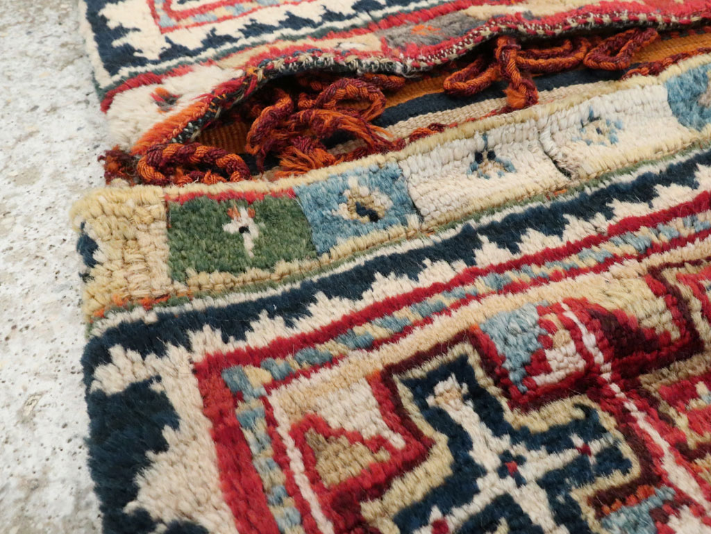 Antique Persian Saddlebags Rug, No.12198 - Gsblank