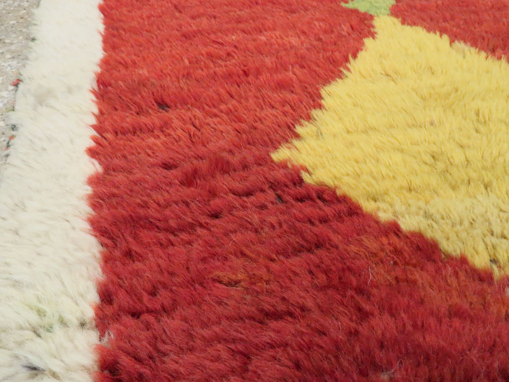 Vintage Persian Gabbeh Rug, No.12211 - Gsblank