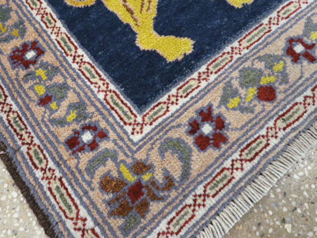 Vintage Persian Hamadan Pictorial Rug, No.12222 - Gsblank