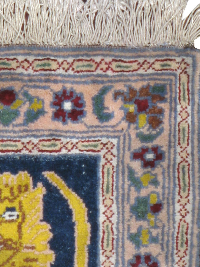 Vintage Persian Hamadan Pictorial Rug, No.12223 - Gsblank