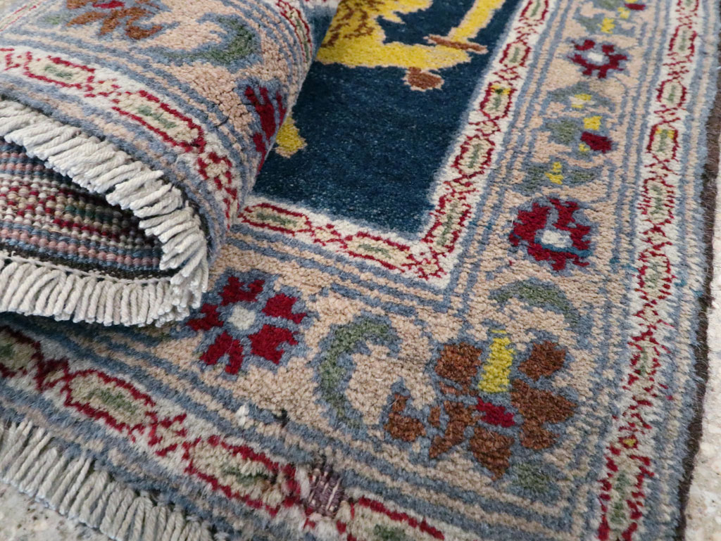 Vintage Persian Hamadan Pictorial Rug, No.12223 - Gsblank