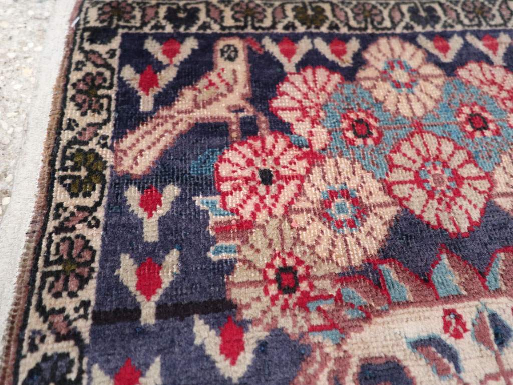 Vintage Persian Tabriz Pictorial Rug (Pair: 1 of 2), No.12224 - Gsblank