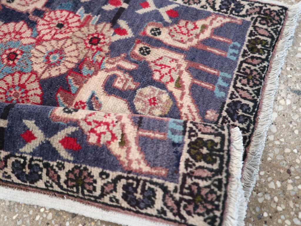 Vintage Persian Tabriz Pictorial Rug (Pair: 1 of 2), No.12224 - Gsblank