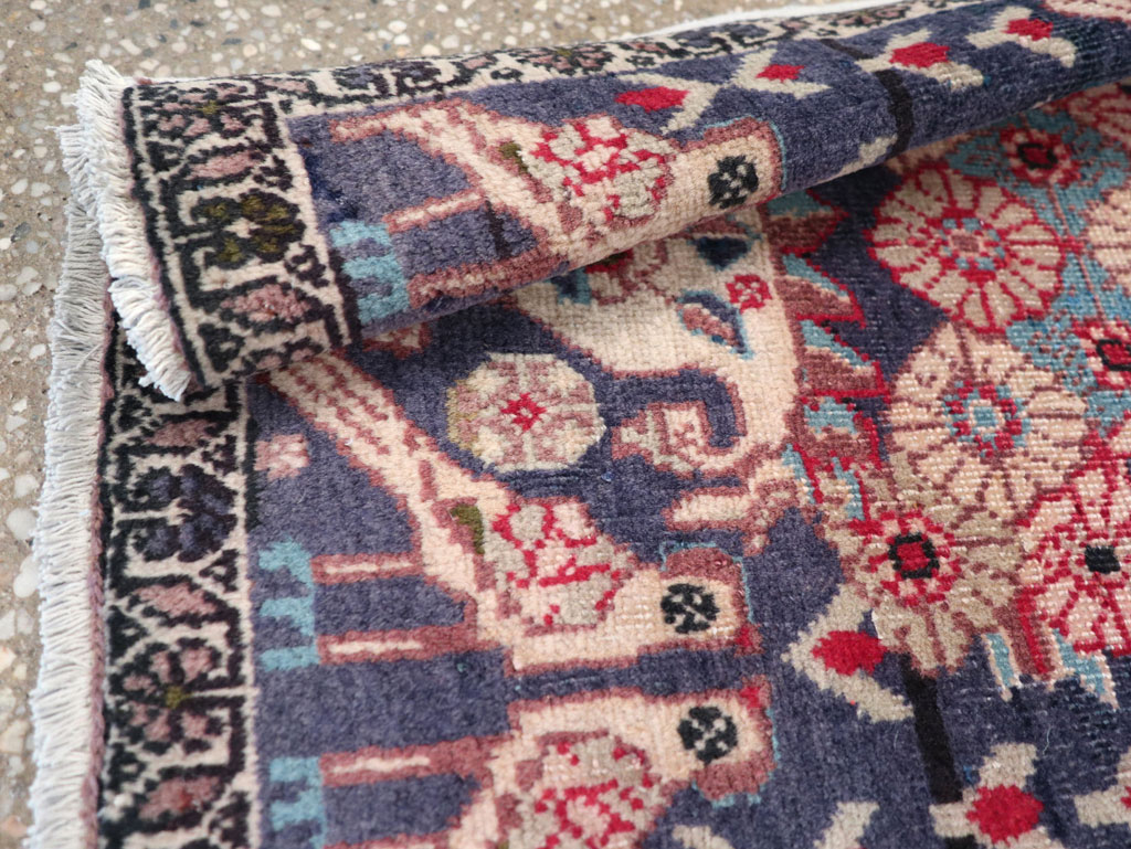 Vintage Persian Tabriz Pictorial Rug (Pair: 1 of 2), No.12224 - Gsblank