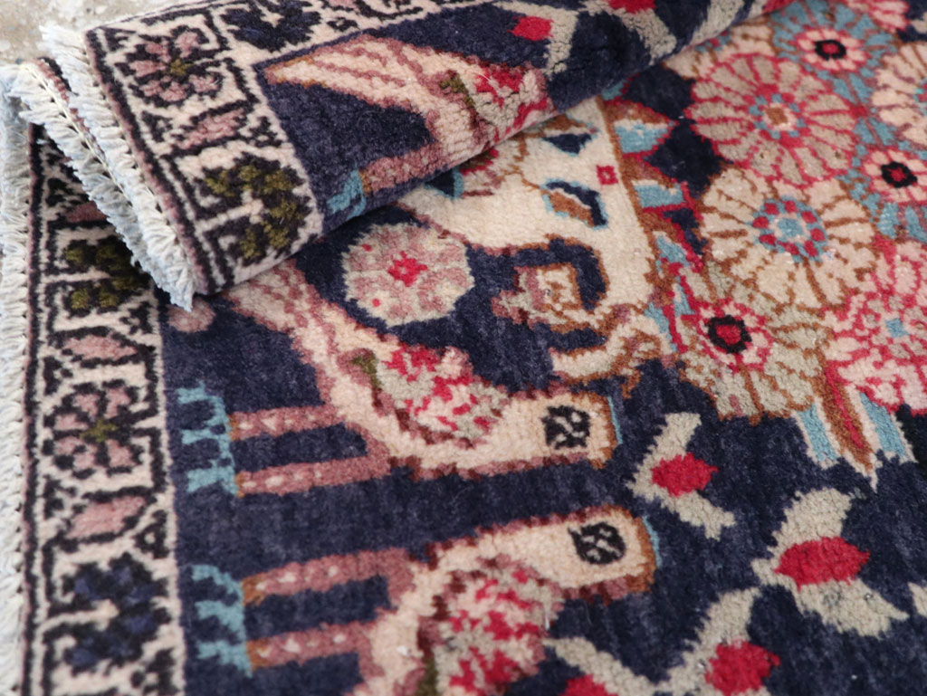 Vintage Persian Tabriz Pictorial Rug (Pair: 2 of 2), No.12225 - Gsblank