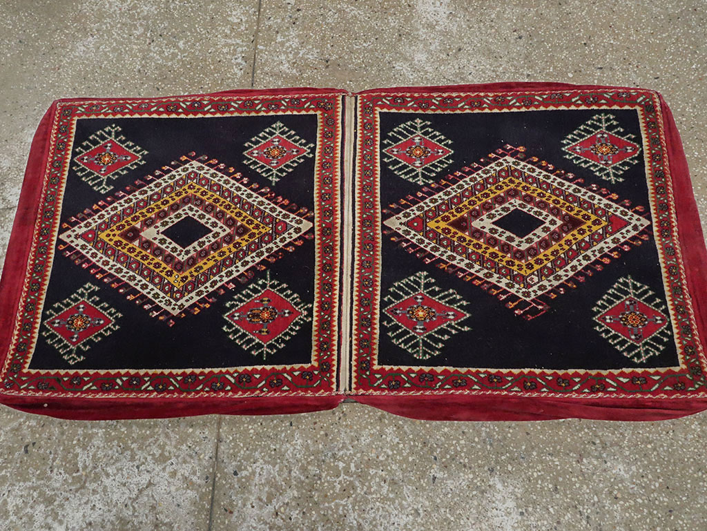 Vintage Persian Qashqai Saddlebag (Khorjin), No.12232 - Gsblank
