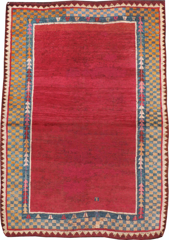 Antique Persian Gabbeh Rug, No.12238 - Gsblank