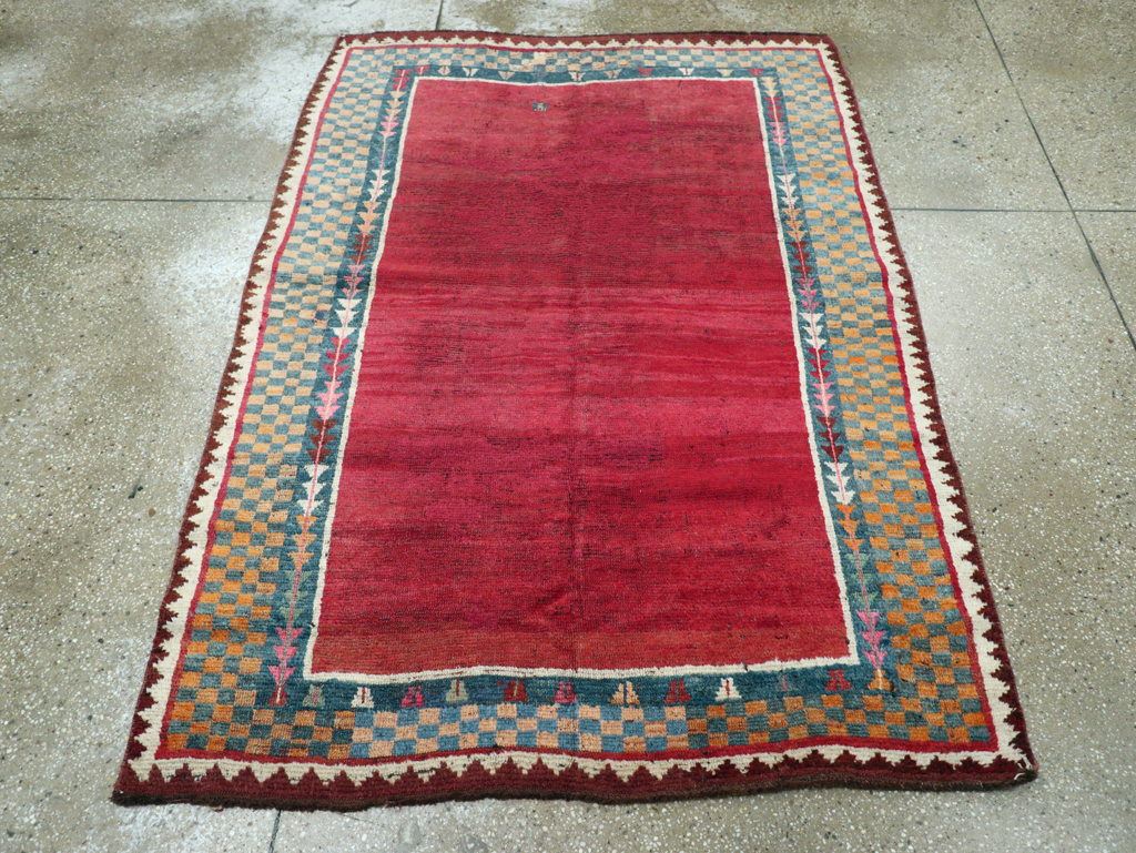 Antique Persian Gabbeh Rug, No.12238 - Gsblank